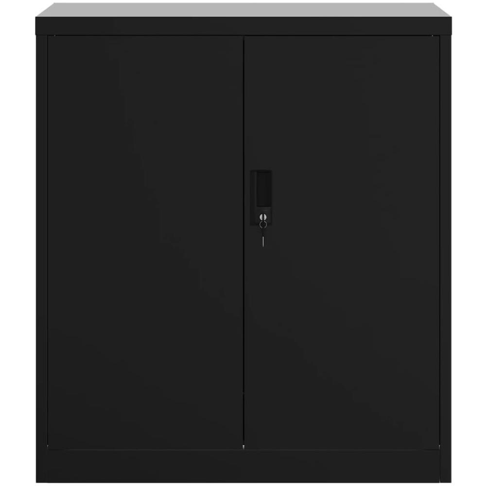 Armadio Classificatore Nero 79x40x90 Cm In Acciaio - Foto 4