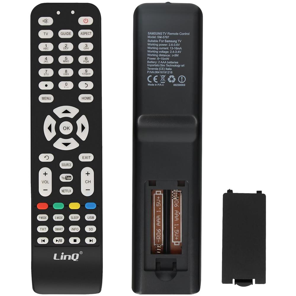 Telecomando Universale Televisore Sharp Lcd Plasma Led 4k Portata 8m Nero - Foto 2