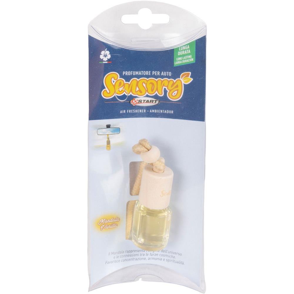 Boccetta Deodorante Per Auto Sensory - Profumazione Vaniglia - Da Appendere A Specchietto - Foto 2