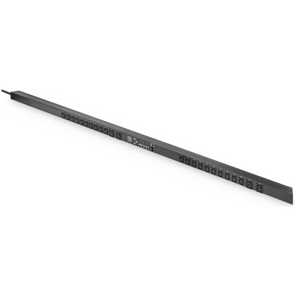 Smart PDU, Input Monitored, ingresso 1x16A, uscite 20 x C13, 4 x C19 - Foto 1