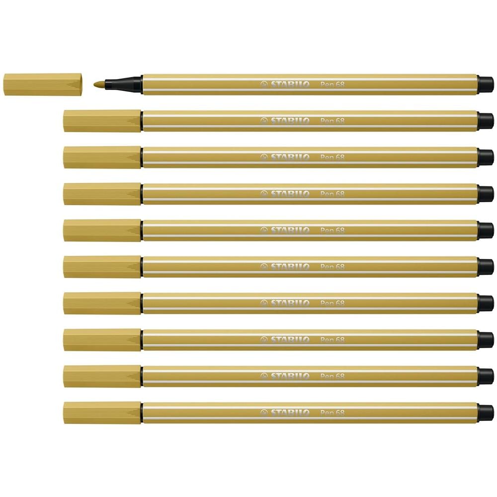 Pen 68 - Pennarello Premium - Confezione da 10 - Cachi - Foto 1