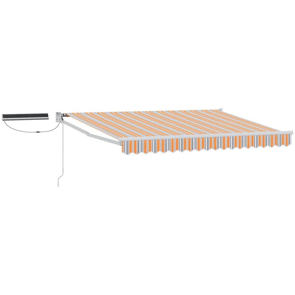 Tettuccio Elettrico Retrattile Blu e Arancione 3,5 x 2,5 m - Foto 1