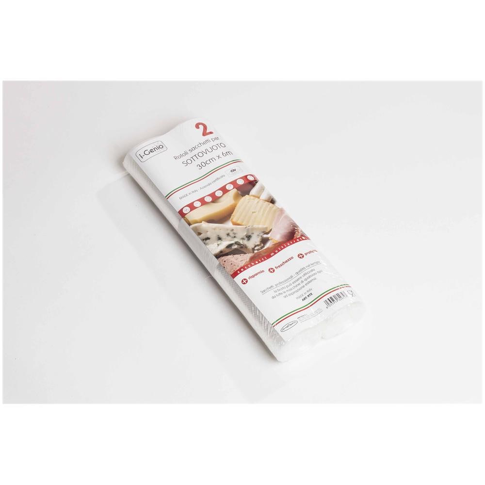 972-sacchetti E Accessori Igenio-rotolo Goffrato Per Sottovuoto 30cmx6mt 2pz - Foto 1