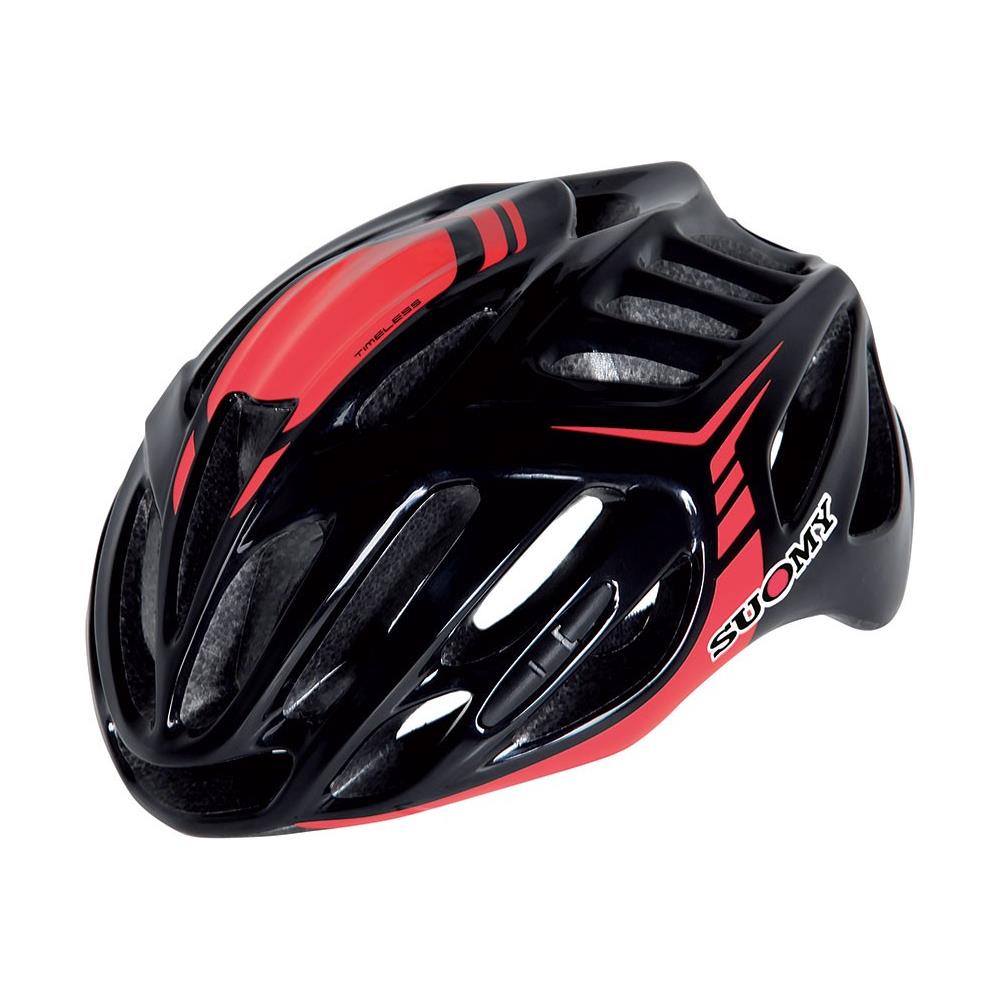 Casco Timeless Nero / rosso Taglia M - Foto 1