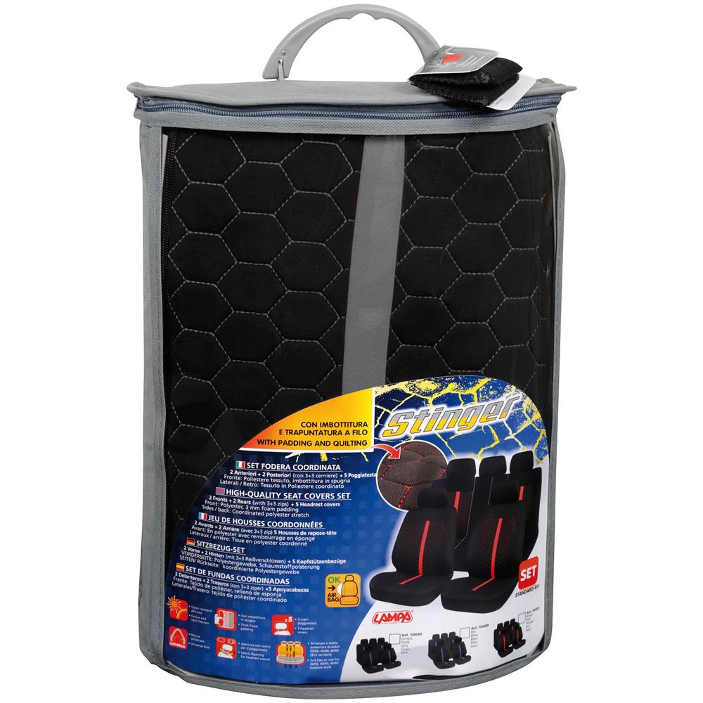 Set Fodere Stinger Nero / Grigio - Foto 6