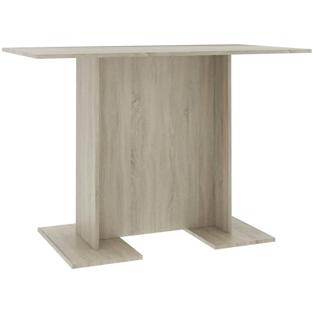 Tavolo da Pranzo Rovere Sonoma 110x60x75cm in Legno Multistrato - Foto 2