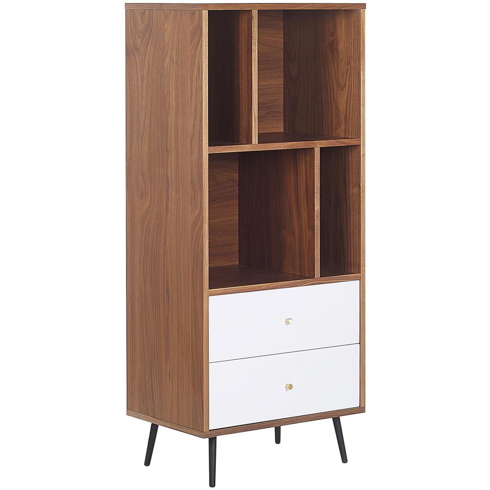 Libreria In Legno Chiaro E Bianco Richmond - Foto 1