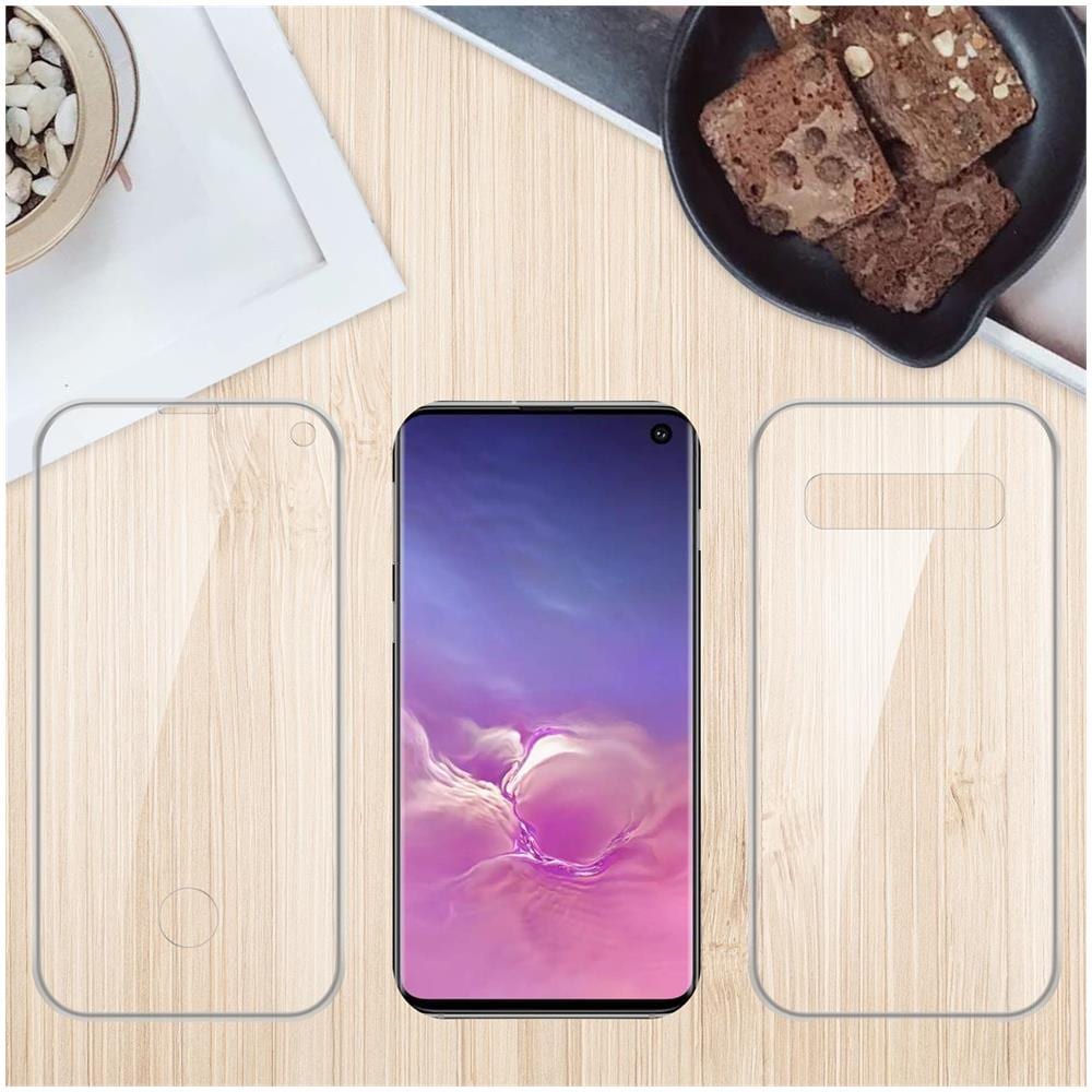 Custodia Compatibile Con Samsung Galaxy S10 In Transparente - 360° Full Body Copertura Protettiva - Protezione Anteriore E Posteriore, Protezione A Tutto Tondo Con Protezione Del Display - Foto 7