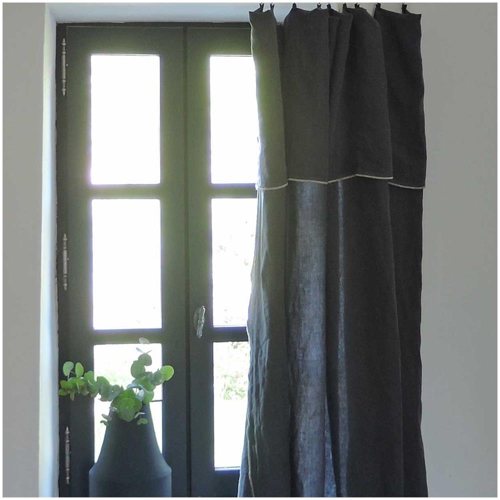 Tovaglia Di Lino Lavata E Sovrapposizione - Foto 1