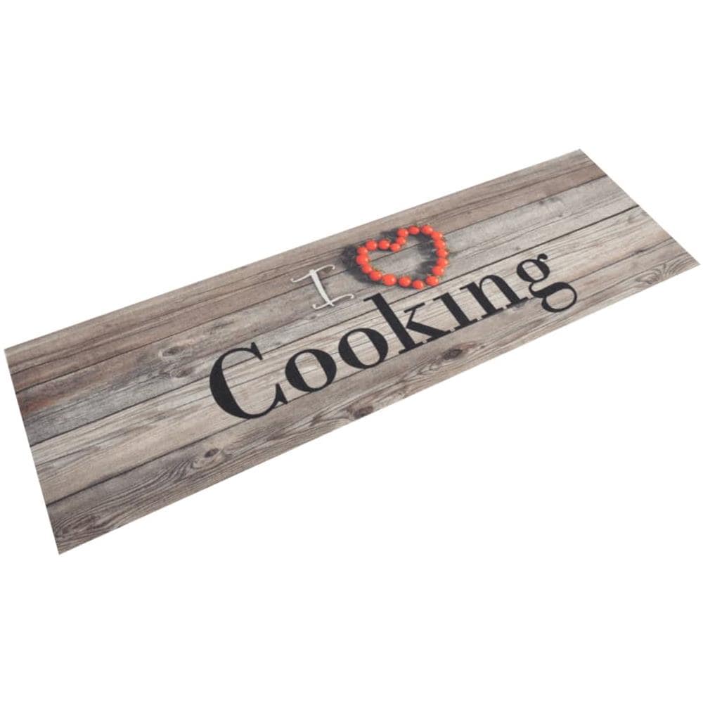 Tappeto Da Cucina Lavabile Grigio Cucinare 45x150 Cm Velluto - Foto 1