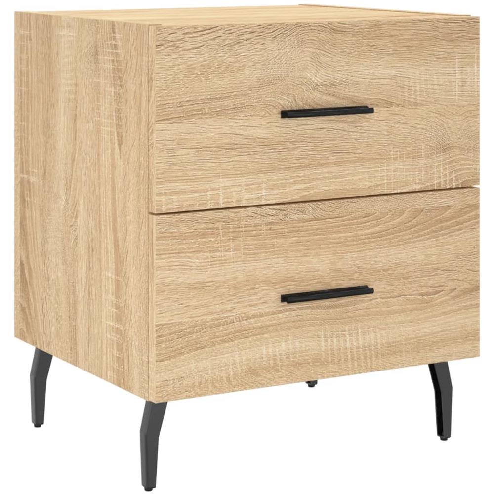 Comodino Rovere Sonoma 40x35x47,5 Cm In Legno Multistrato - Foto 2
