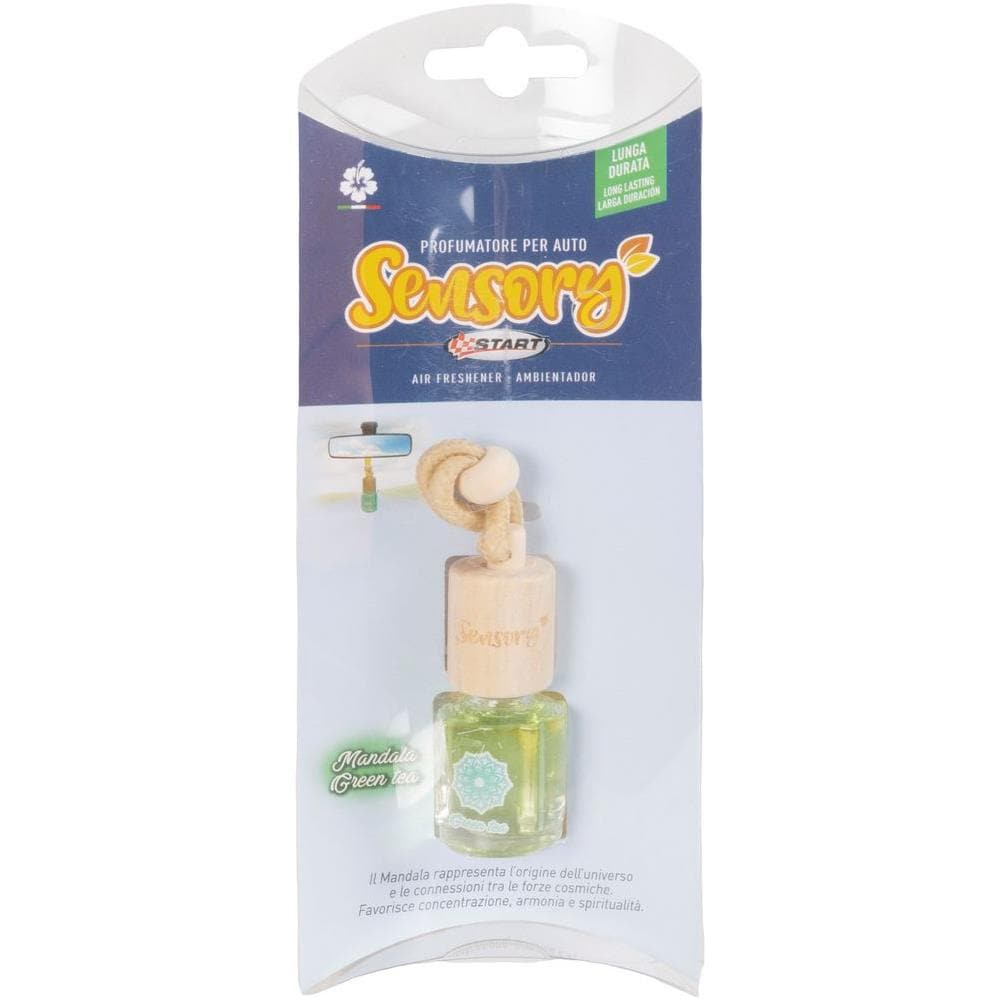 Boccetta Deodorante Per Auto Sensory - Profumazione Green Tea - Da Appendere A Specchietto - Foto 2
