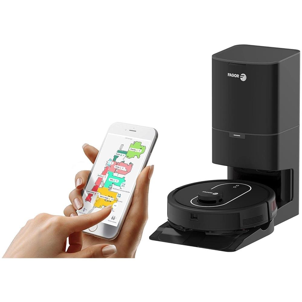 Robot Aspirapolvere e MOP FGL4755 Wi-Fi Colore Nero - Foto 2