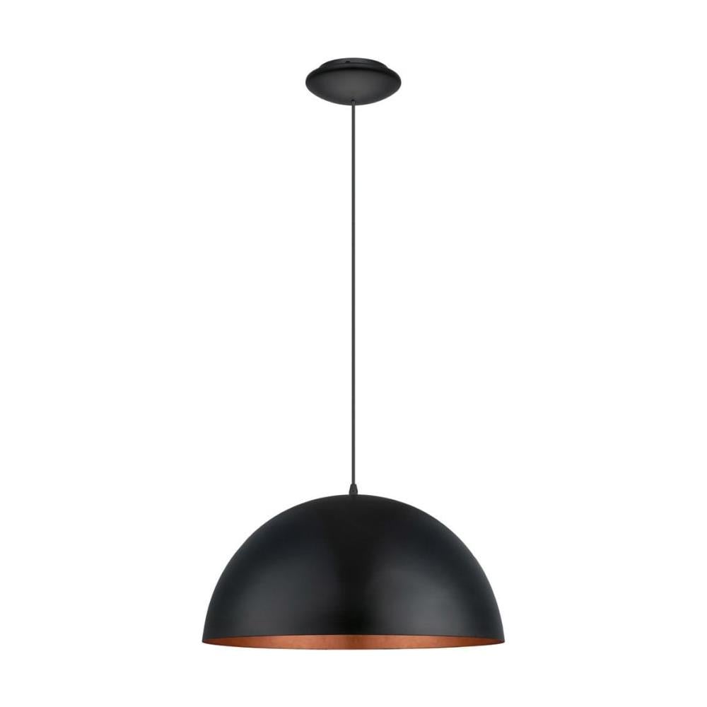 Lampada Da Soffitto Gaetano Nera 92955 - Foto 1