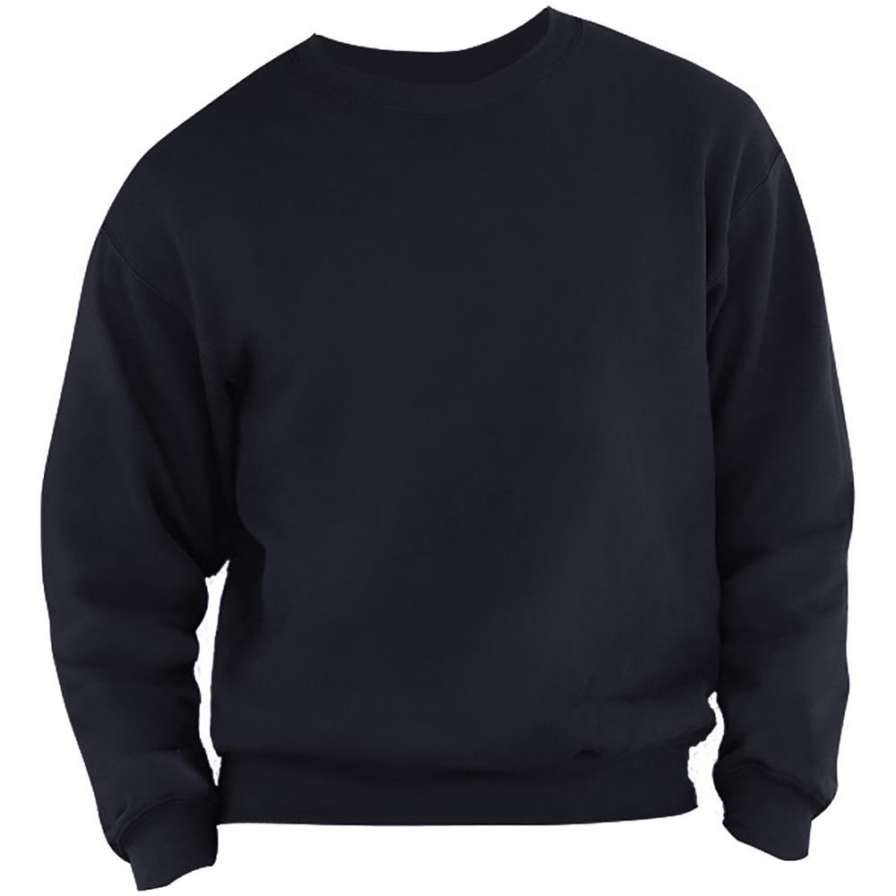 Felpa Girocollo Tinta Unita Uomo (m) (blu Scuro)  - Foto 1