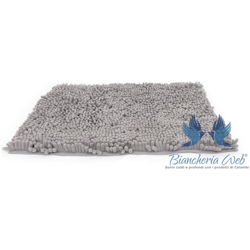 Tappeto Bagno Retro Gommato Antiscivolo Lavorazione Shaggy Modello Passatello 60x120 Grey - Foto 2