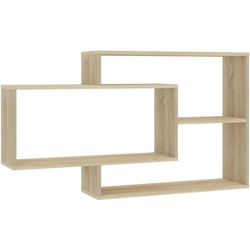 Mensole a Muro Rovere Sonoma 104x20x58,5cm in Legno Multistrato - Foto 2