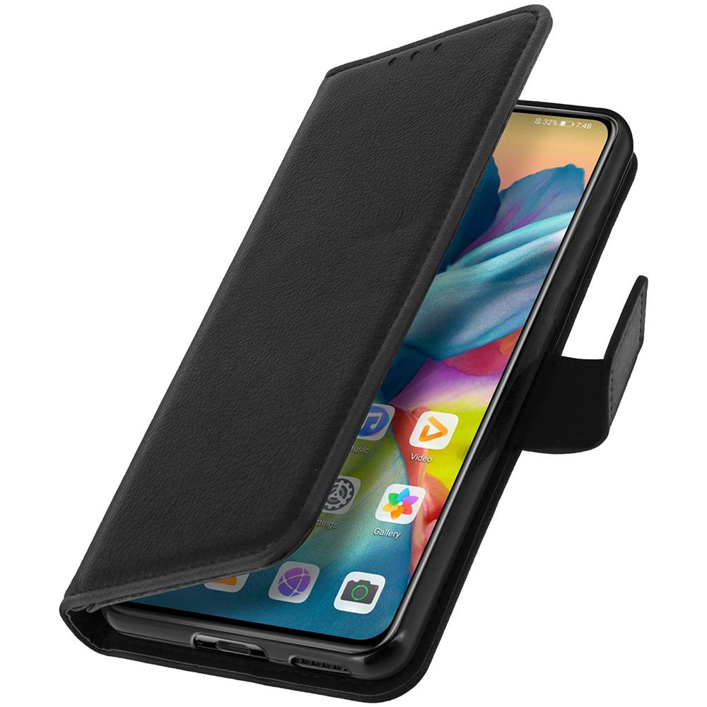 Custodia Huawei P40 Portafoglio Supporto Video Cover Soft Touch Nero - Foto 2