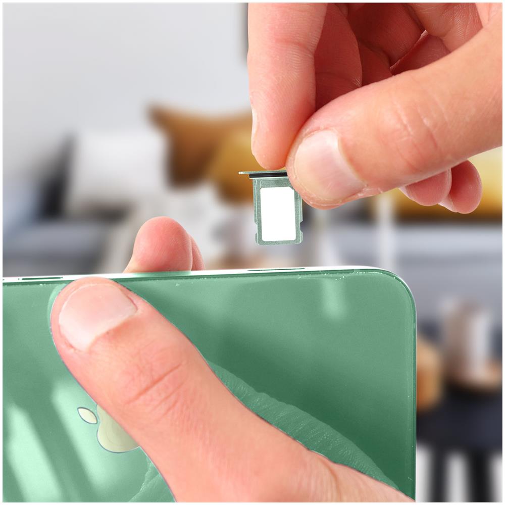 Alloggio Sim Iphone 12 / 12 Pro Supporto Scheda Nano Sim Di Ricambio - Verde - Foto 2