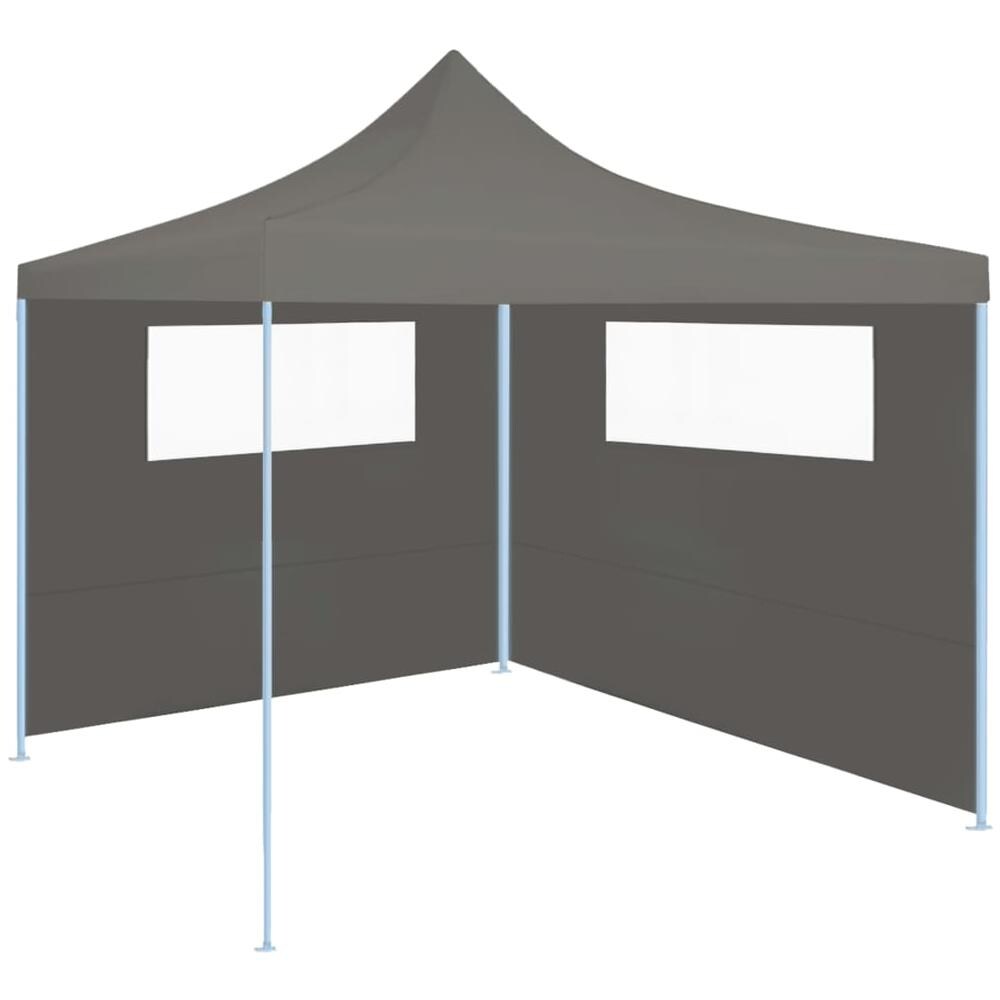 Pareti Con Finestre Per Gazebo 2 Pz Antracite - Foto 2