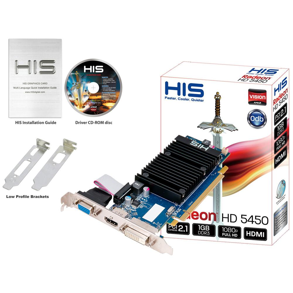 Radeon HD 5450 1 GB DDR3 Pci-E DVI-I / VGA / Display Port - Foto 1