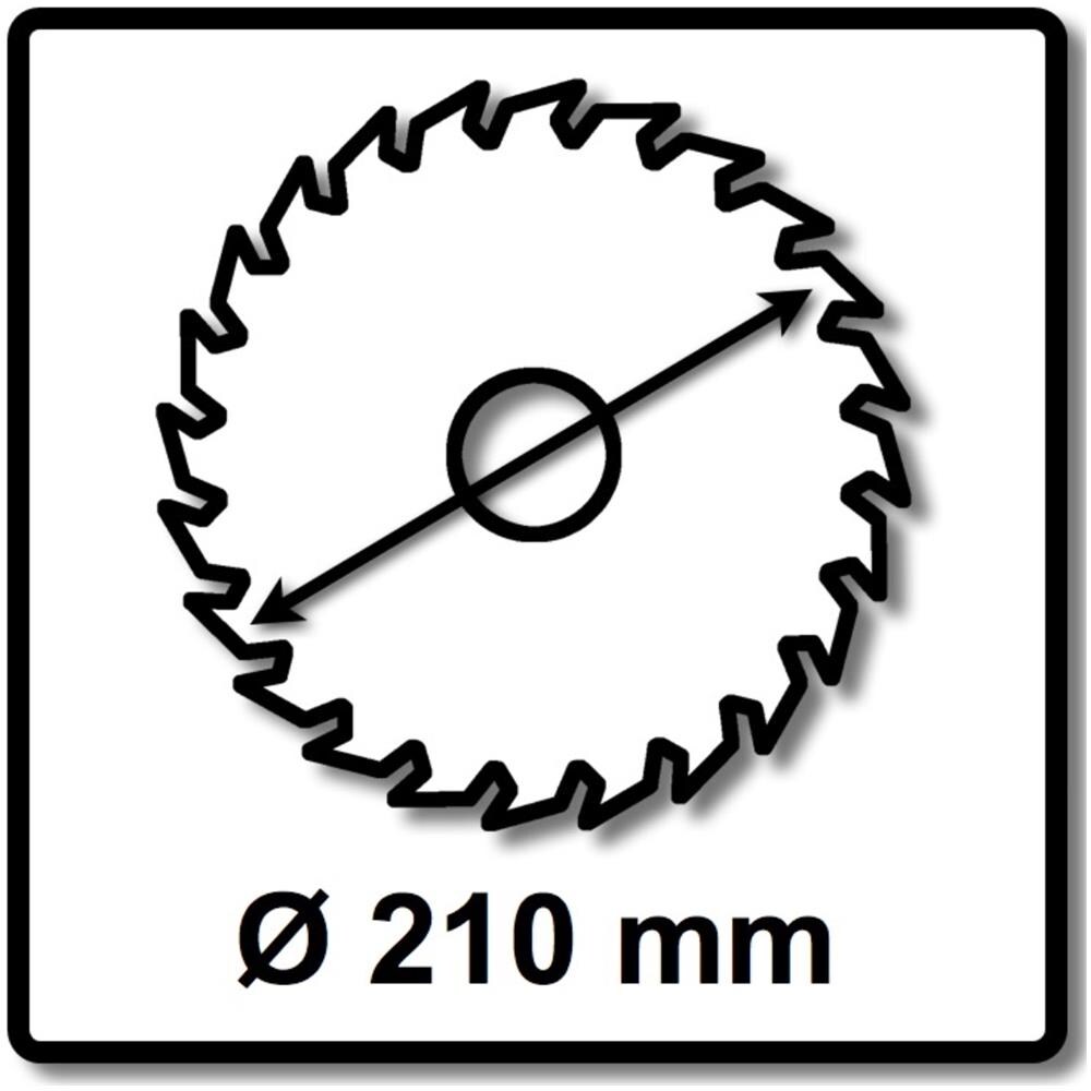 Lama Per Sega Circolare Panther Hw 210 X 30 X 2,6 Pw16 210 Mm - 16 Denti (493196)  - Foto 1