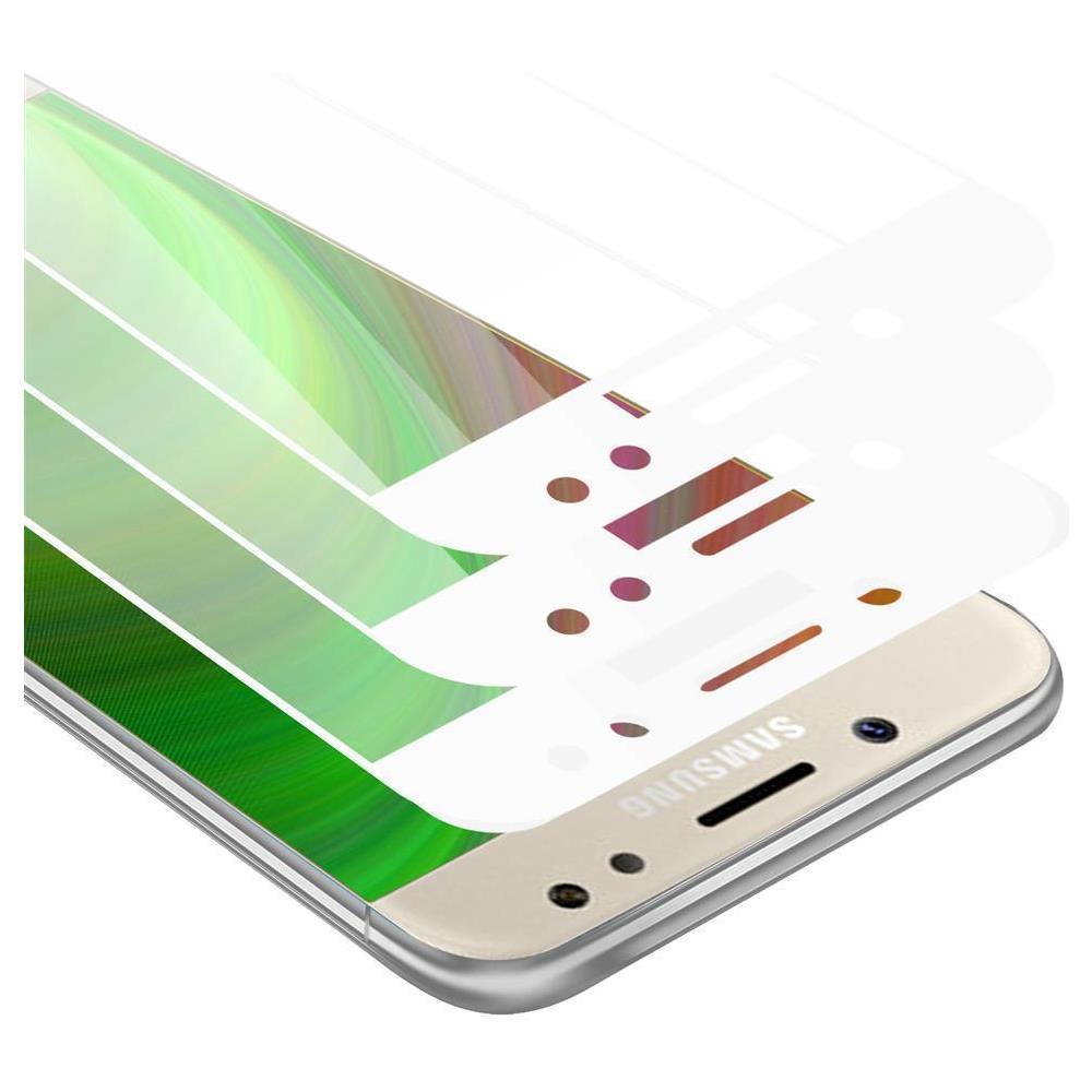 3x Pellicola Armatura A Schermo Intero Compatibile Con Samsung Galaxy J7 2018 In Trasparente Con Bianco - 3x Vetro Temperato (tempered) Di Protezione Del Display In Durezza 9h Con 3d Touch - Foto 1