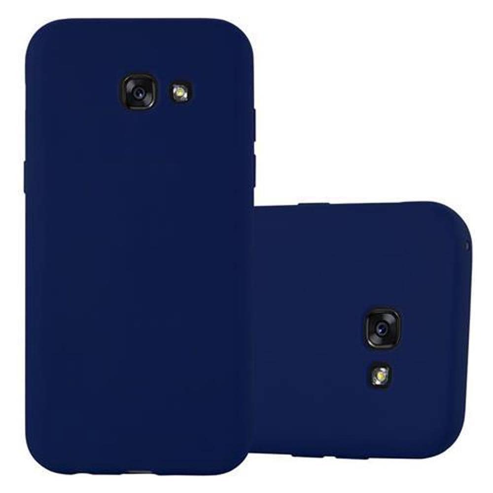 Custodia Compatibile Con Samsung Galaxy A5 2017 In Candy Blu Scuro - Coperchio Protettivo In Silicone Tpu Flessibile - Foto 1