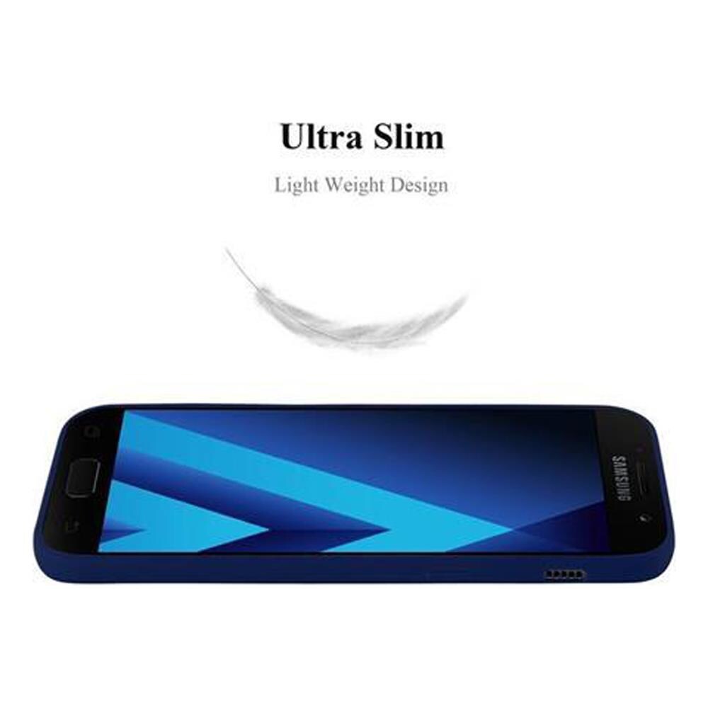 Custodia Compatibile Con Samsung Galaxy A5 2017 In Candy Blu Scuro - Coperchio Protettivo In Silicone Tpu Flessibile - Foto 8