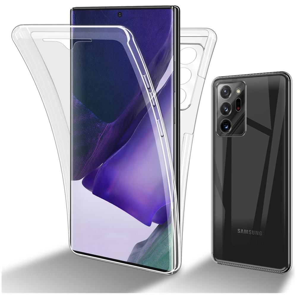 Custodia Compatibile Con Samsung Galaxy Note 20 Ultra In Transparente - 360° Full Body Copertura Protettiva - Protezione Anteriore E Posteriore, Protezione A Tutto Tondo Con Protezione Del Display - Foto 1