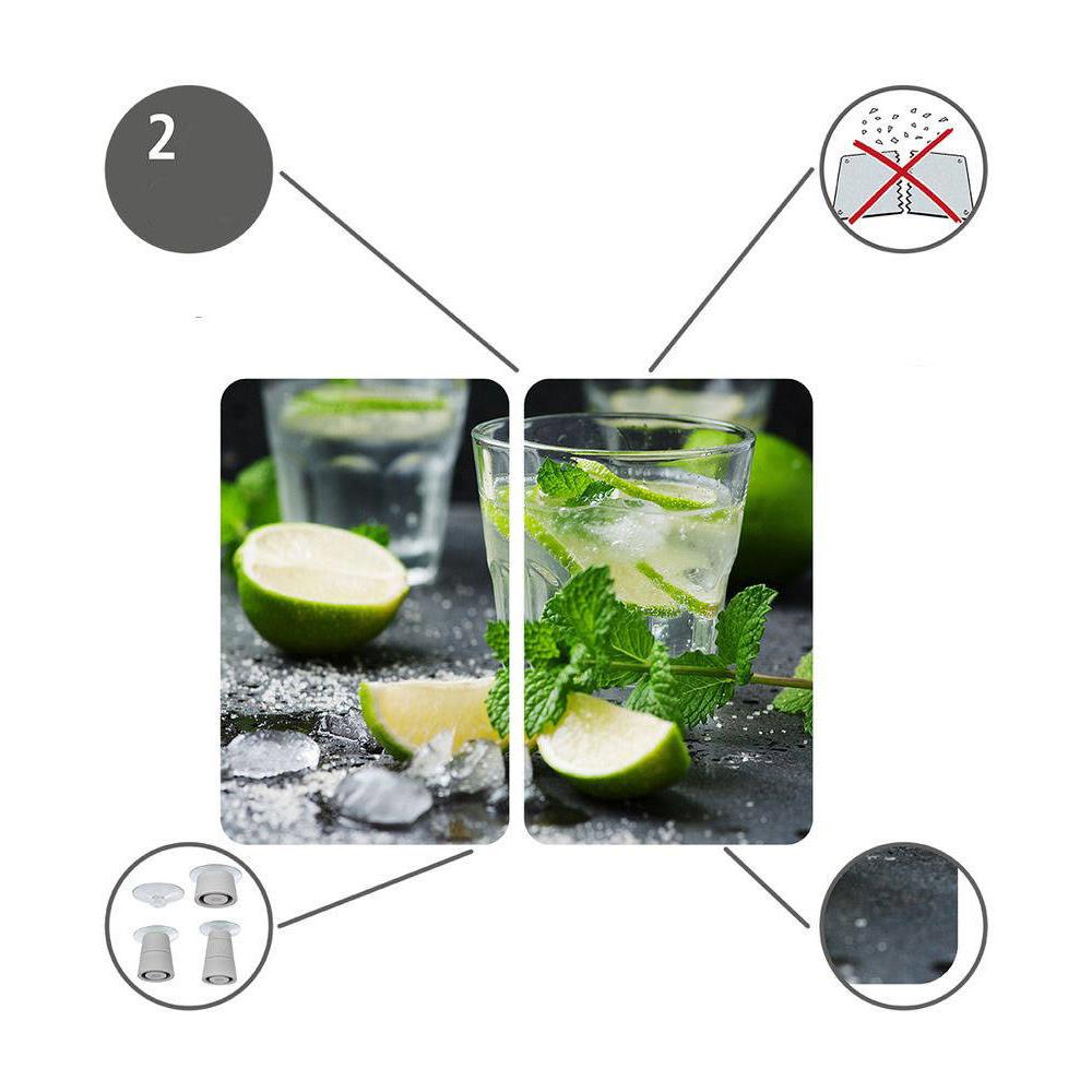 Piastra In Vetro Mojito Per Piano Cottura — 2 Pezzi, Wenko - Foto 7
