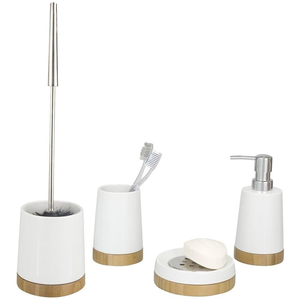 Dispenser Di Sapone In Bamboo, - Foto 2