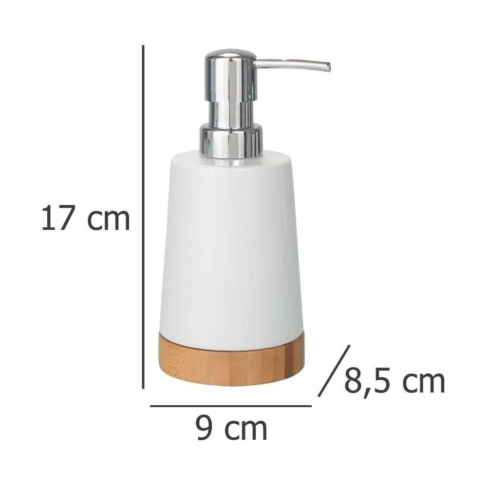 Dispenser Di Sapone In Bamboo, - Foto 4