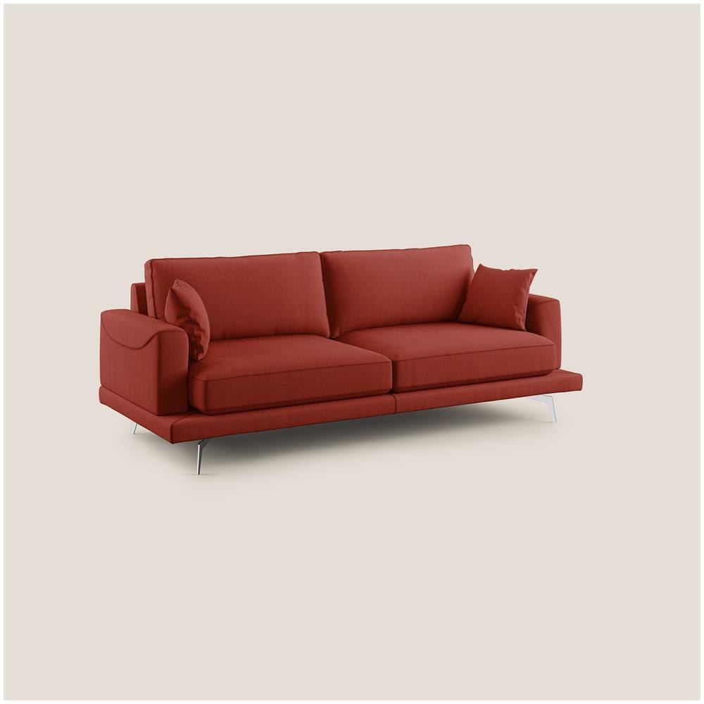 Dorian Divano Lineare Antimacchia T05 Rosso - Foto 2