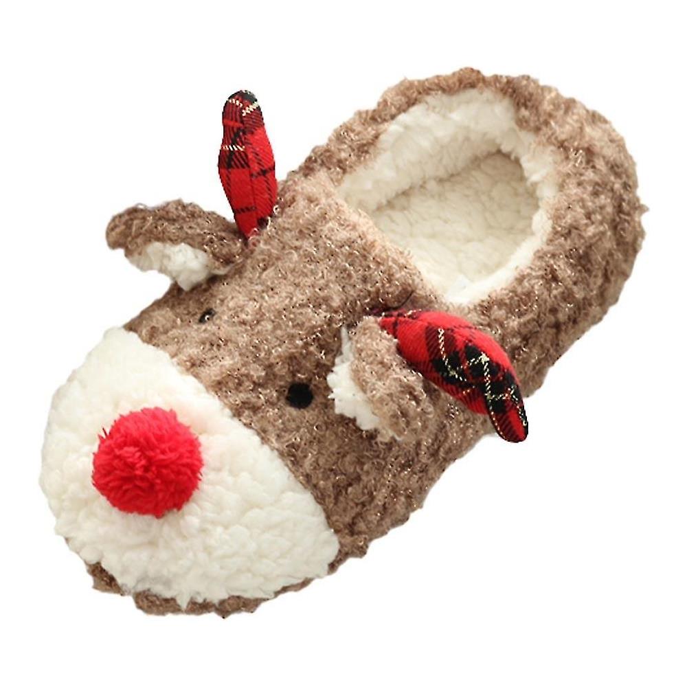 Pantofole Invernali Morbide E Calde Con Suola Antiscivolo – Calze Pantofola Con Pinze – Unisex Per Uomo, Donna E Bambino – Grigio - 6