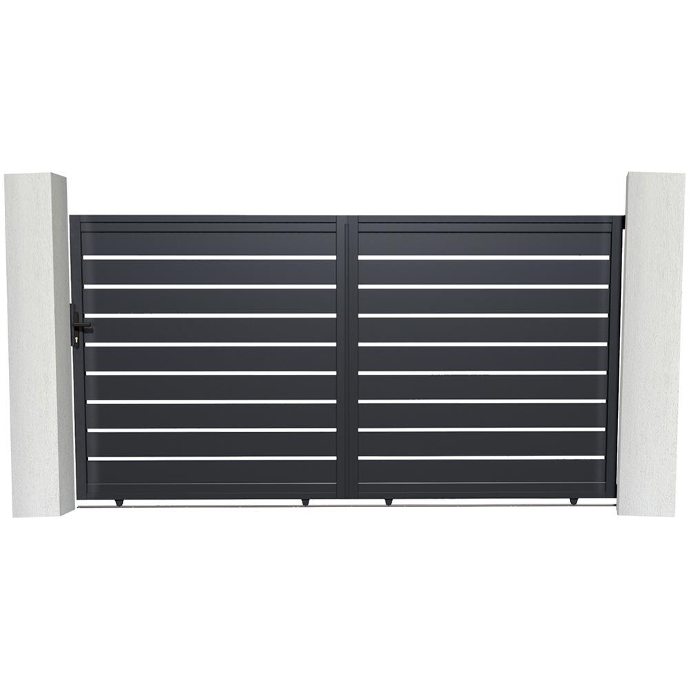 Cancello Scorrevole In Alluminio 3,5m Vogel 350c180 - Foto 1