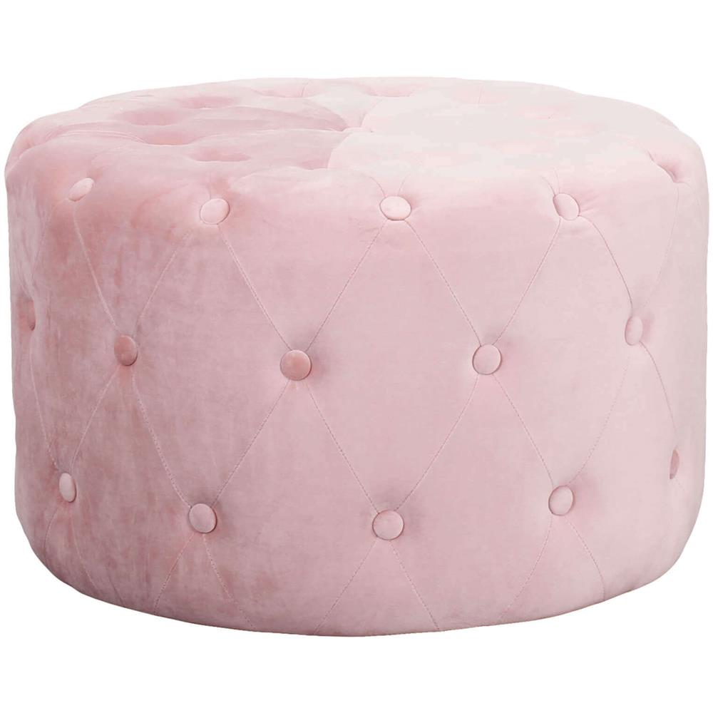 Aura - Pouf Rotondo In Velluto - Foto 1