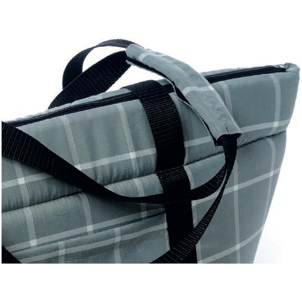 Borsa Trasportino Per Cane Modello Doggy Bag A Quadri - Foto 2