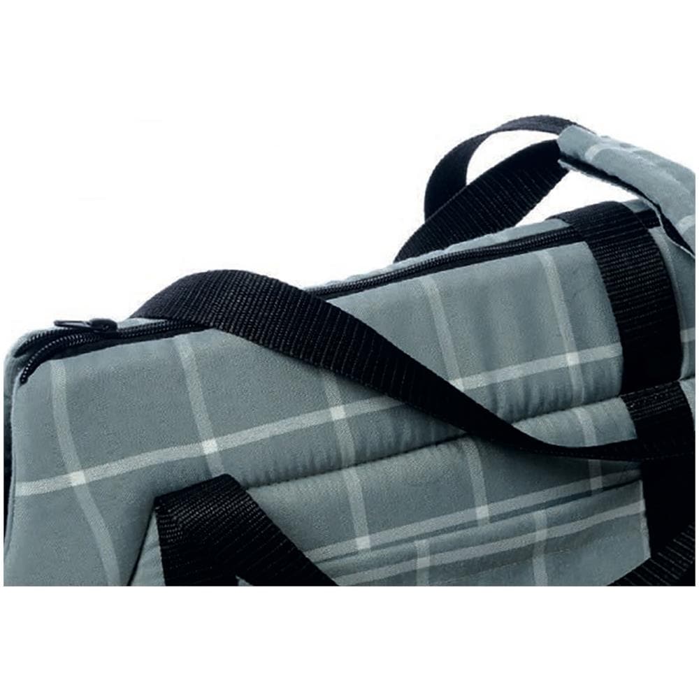 Borsa Trasportino Per Cane Modello Doggy Bag A Quadri - Foto 4