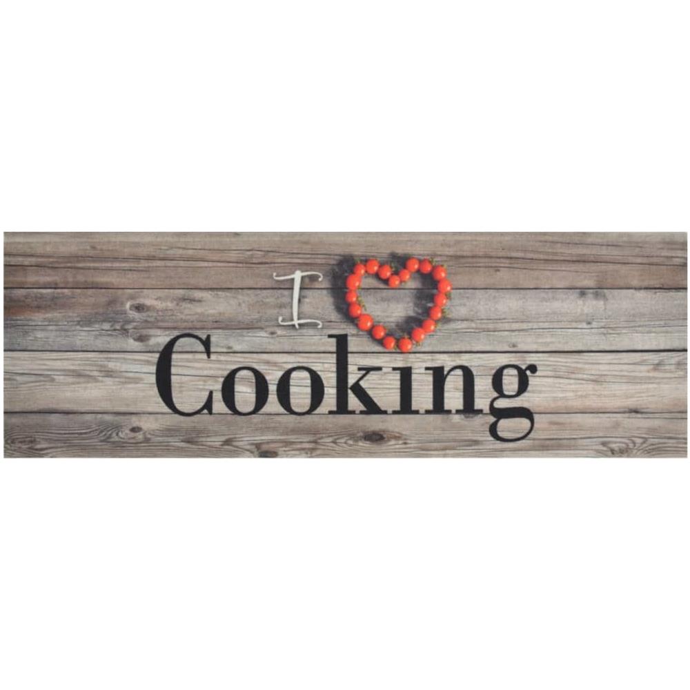 Tappeto Da Cucina Lavabile Grigio Cucinare 60x180 Cm Velluto - Foto 2