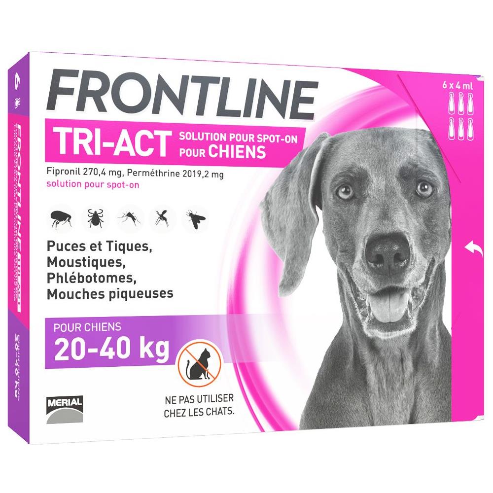 Tri-act Spot-on Chien De 20-40kg 6 Pipette Da 4 Ml - Foto 1