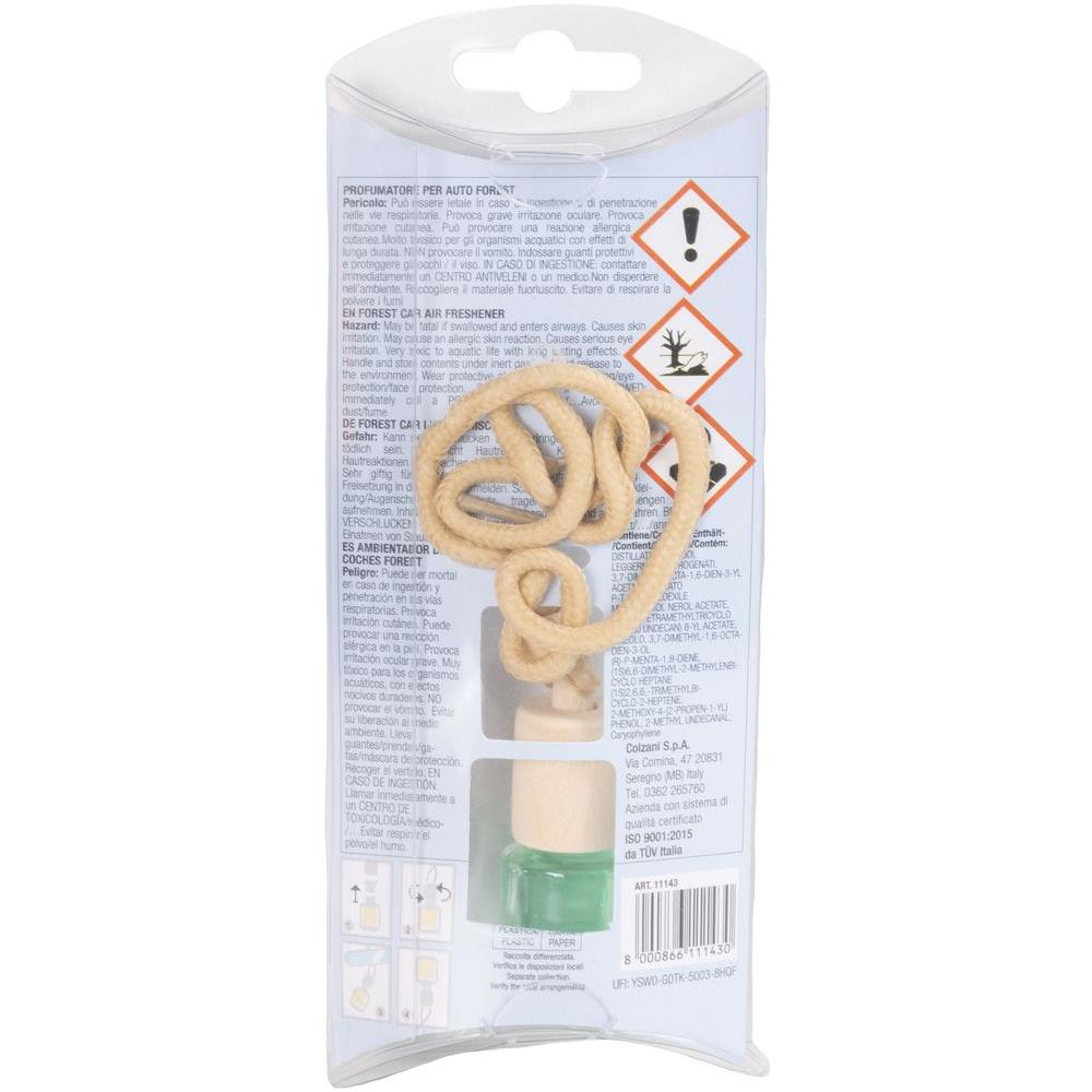 Boccetta Deodorante Per Auto Sensory - Profumazione Forest - Da Appendere A Specchietto - Foto 3