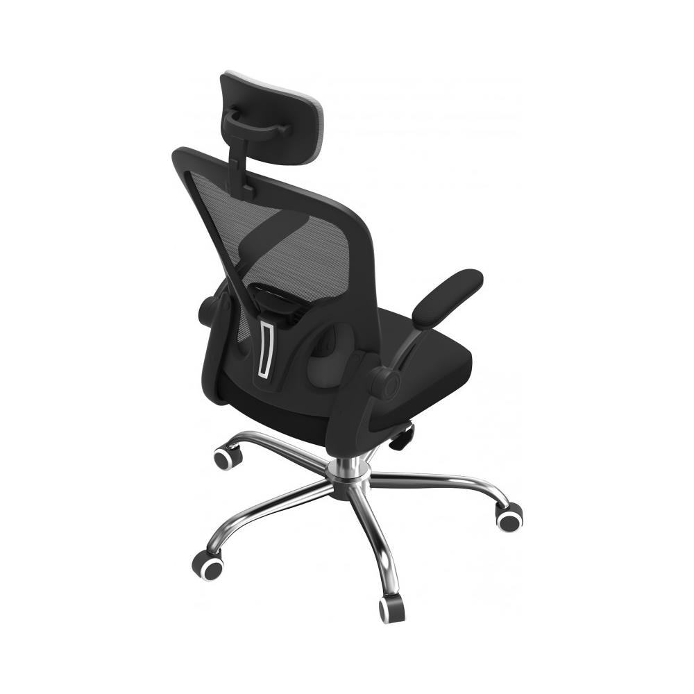 FOTEL DORY SZARY sedia da ufficio e computer Seduta imbottita Schienale a rete - Foto 2