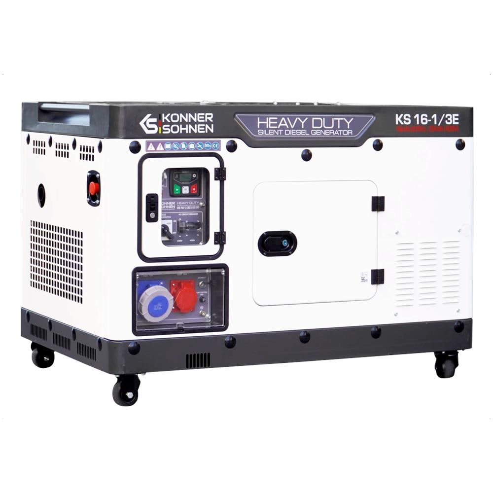 Generatore Diesel KS 16-1/3E Tensione, V 230/400 Potenza massima /nominale (230V), kVA 16/15 - Foto 1