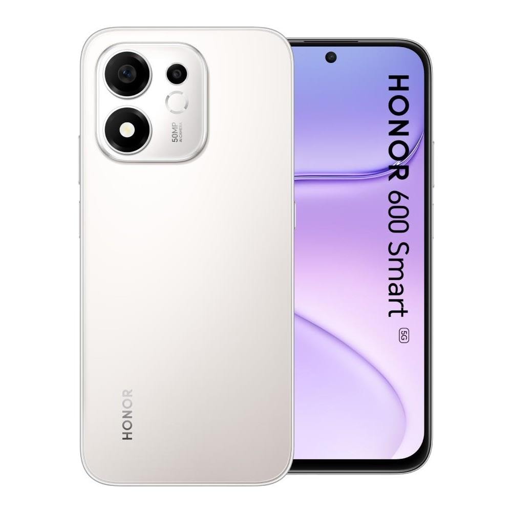 600 Smart 5G 256GB 4GB Ram Display 6.87" LCD Main Camera 50MP Selfie 5MP Dual nanoSim Android MagicOS 10 Snapdragon 4 Gen4 7700mAh Meteor Silver - Foto 1
