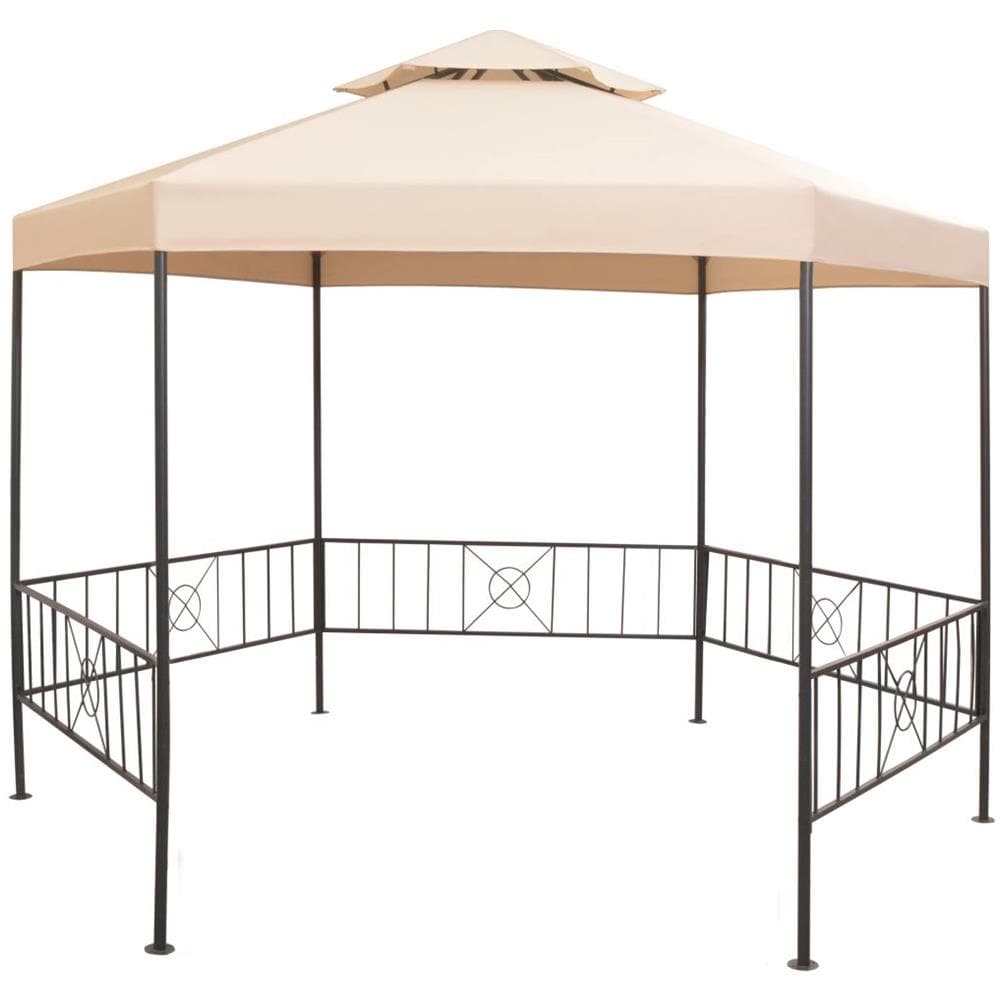 Gazebo Padiglione Tenda Da Giardino 323x265 Cm - Foto 1