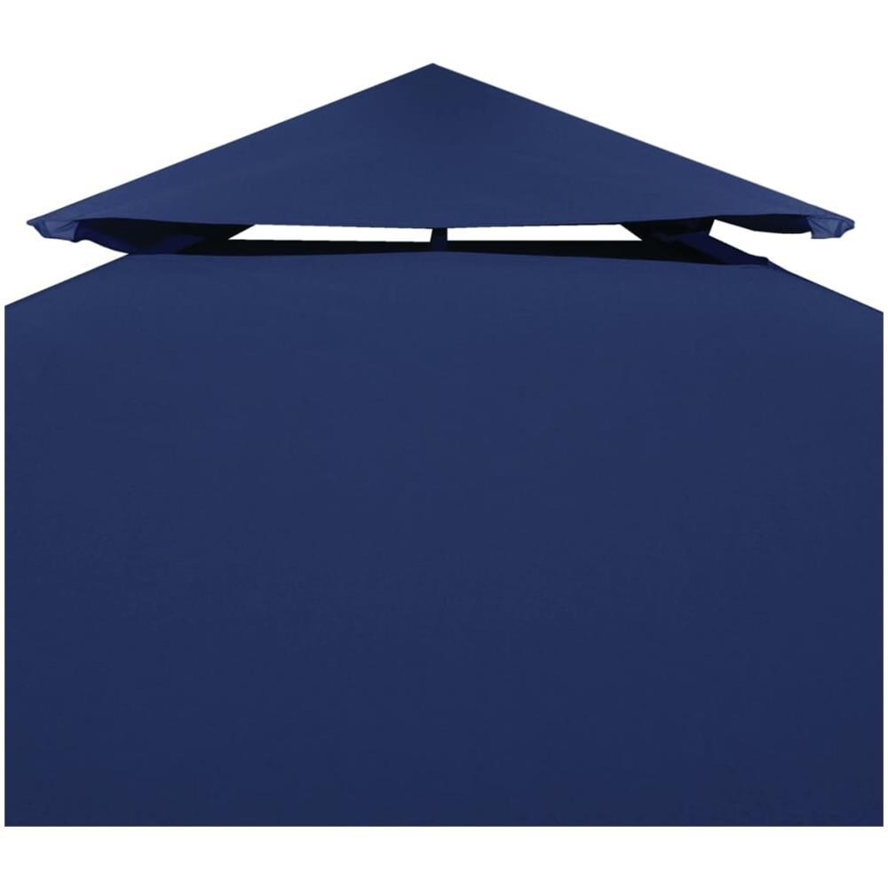 Copertura Superiore Per Gazebo A 2 Strati 310 G / m² 4x3 M Blu - Foto 5