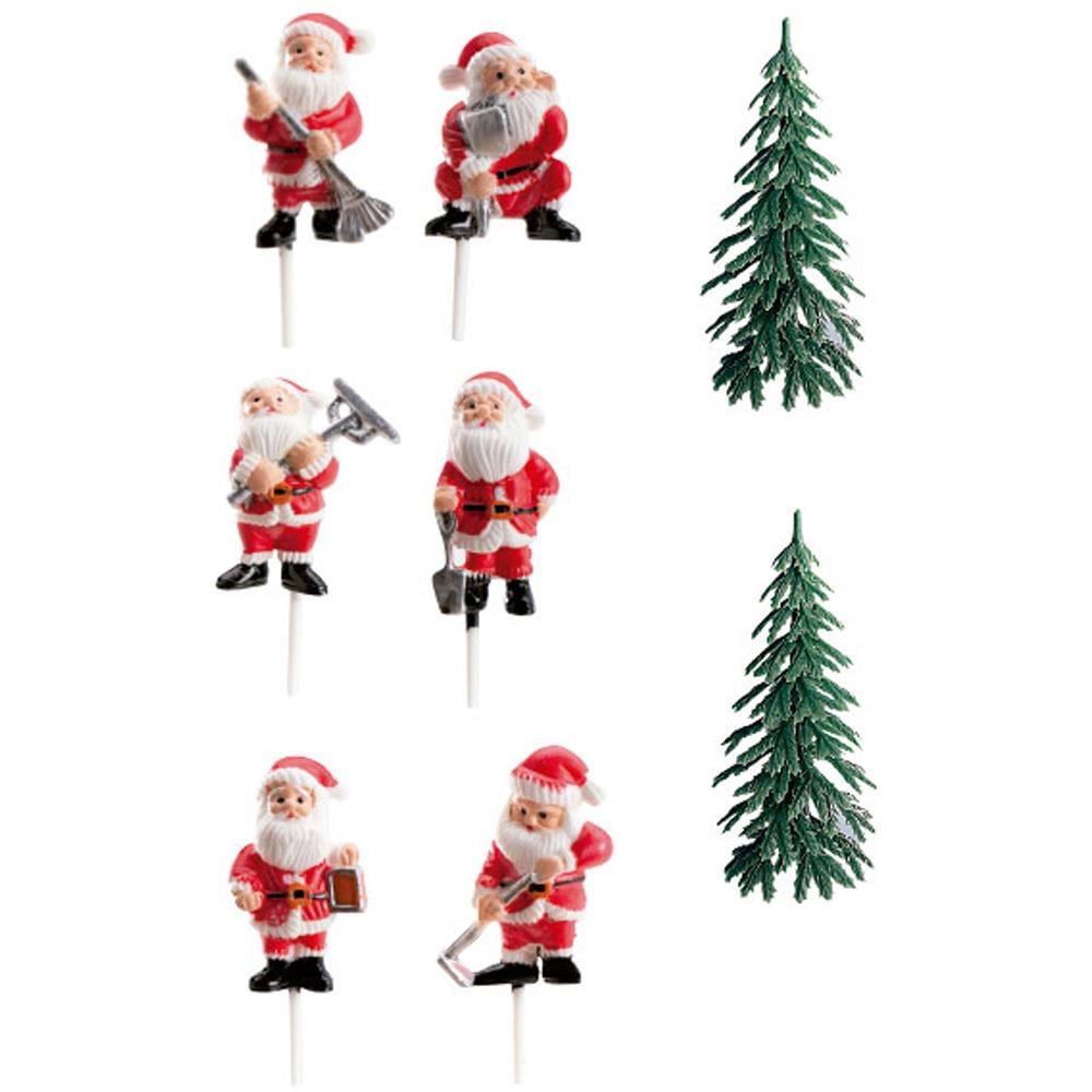 Dekora - Kit Decorazioni Per Dolce Babbo Natale - Foto 1