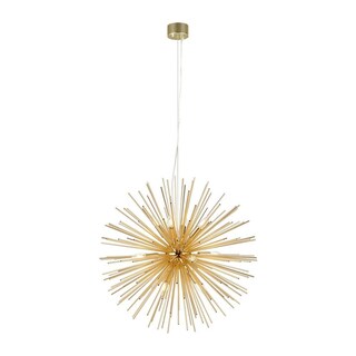 Lampada Da Soffitto Massive Oberon | 2x12W E14 | Cromo E Vetro | 330x130x118 Mm | IP20 | Lampadine Incluse