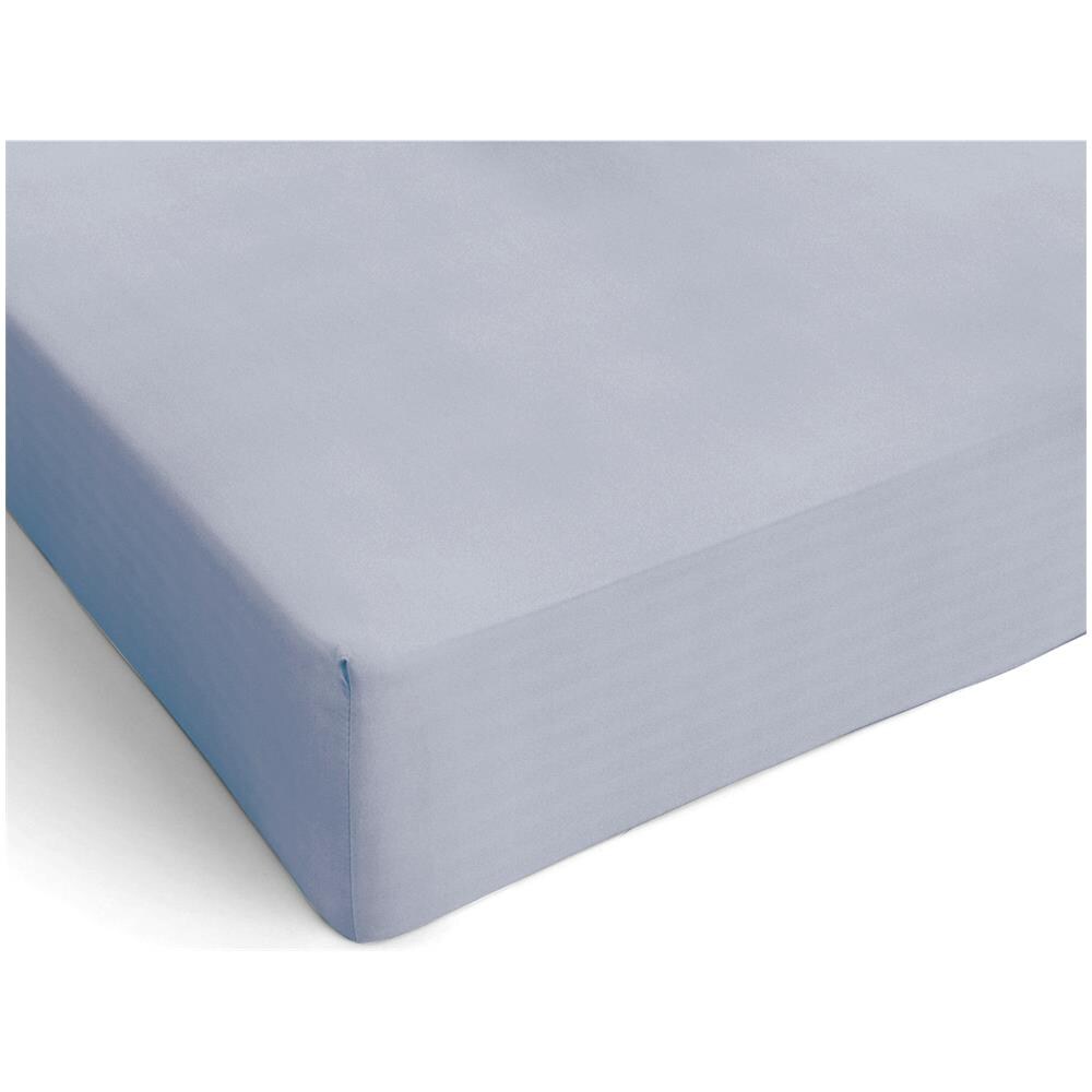Lenzuolo Sotto Con Angoli In Microfibra - Matrimoniale Maxi 180 X 200 X 25 Cm - Azzurro - Foto 1